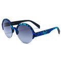 Sonnenbrille aus blauem Azetat