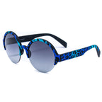 Sonnenbrille aus blauem Azetat