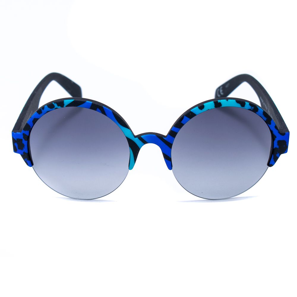 Sonnenbrille aus blauem Azetat