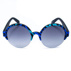 Sonnenbrille aus blauem Azetat
