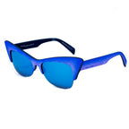 Sonnenbrille aus blauem Azetat