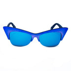Sonnenbrille aus blauem Azetat