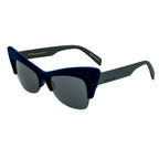 Sonnenbrille aus blauem Azetat