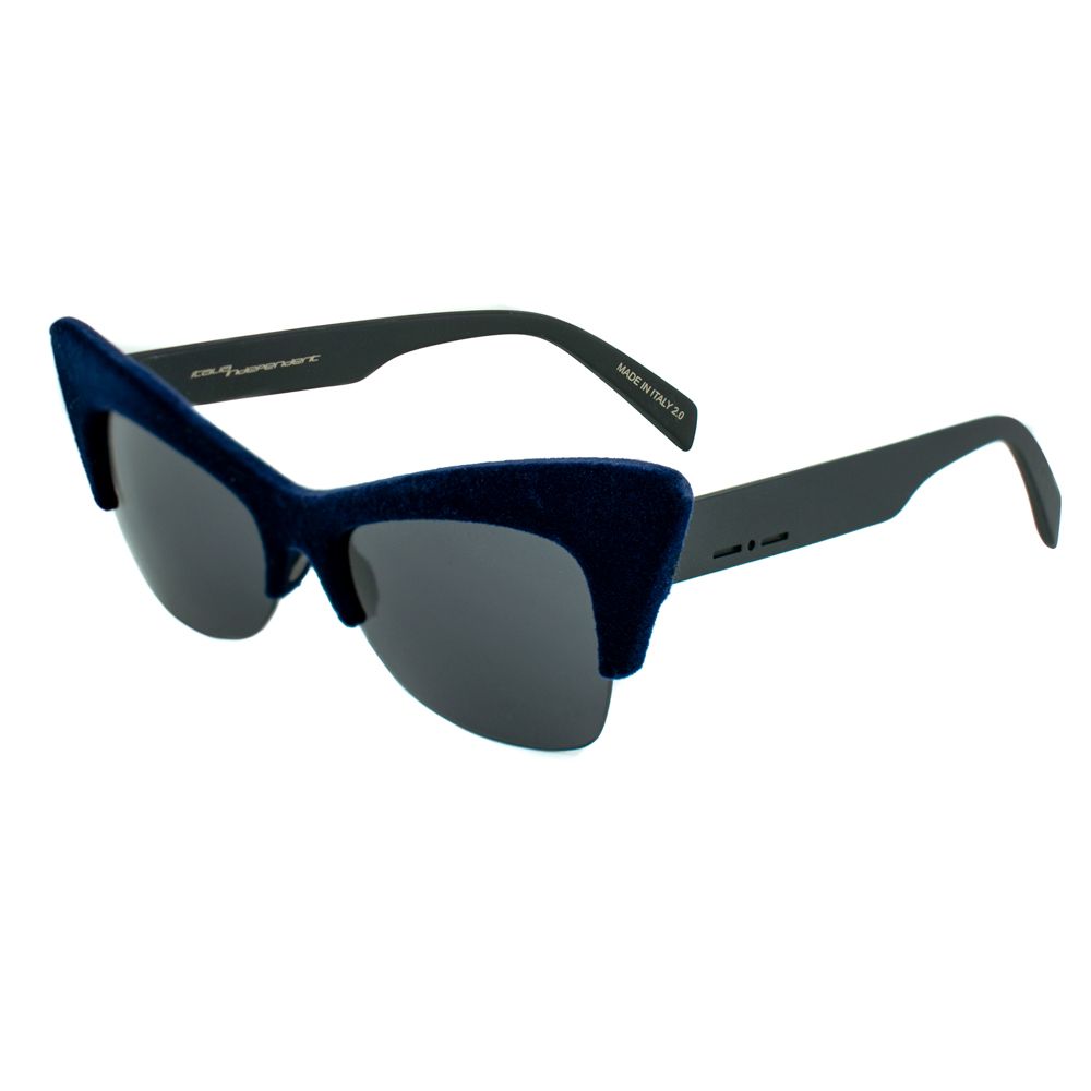 Sonnenbrille aus blauem Azetat