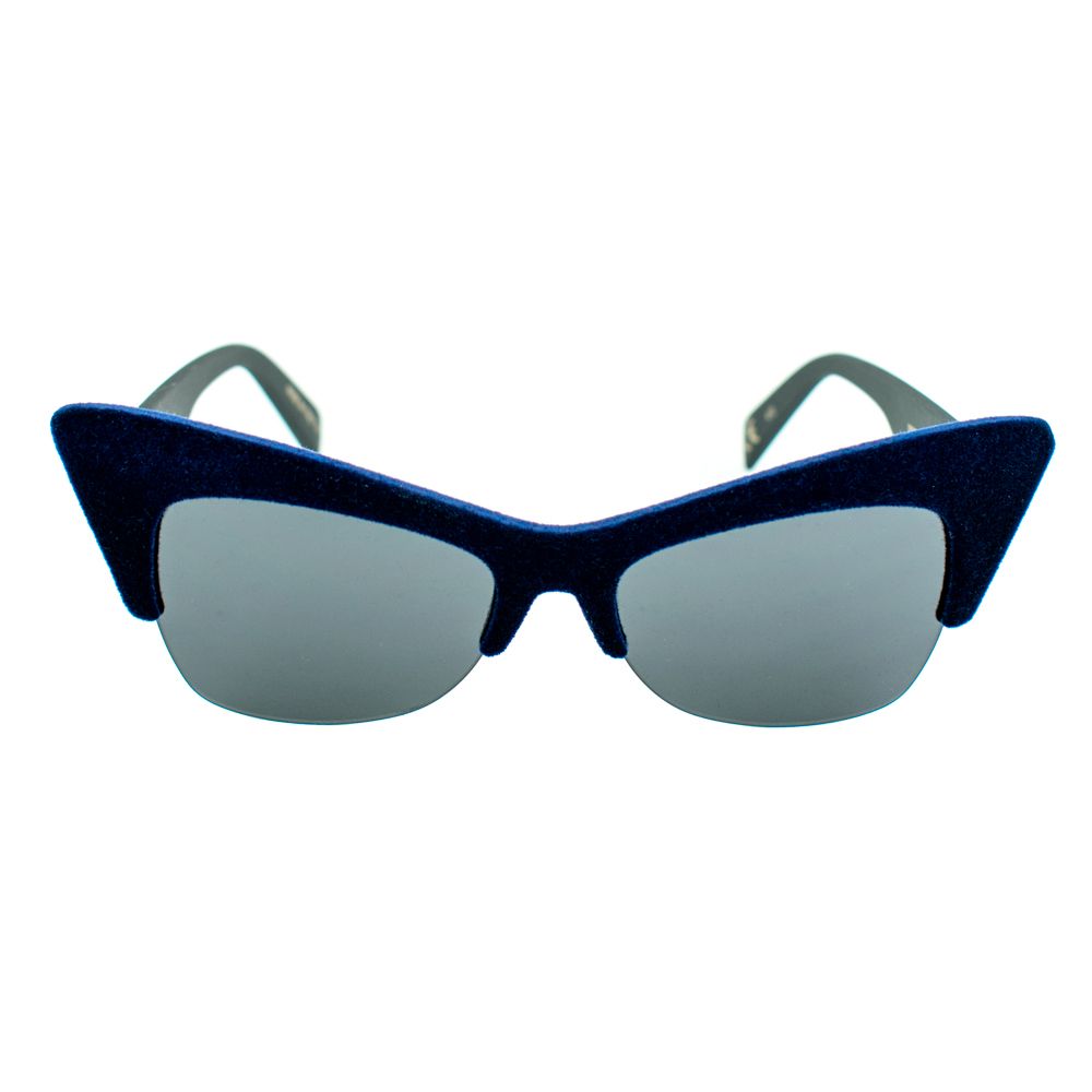 Sonnenbrille aus blauem Azetat