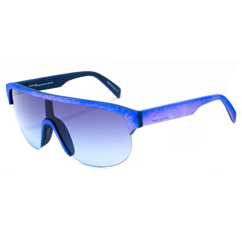 Sonnenbrille aus blauem Azetat