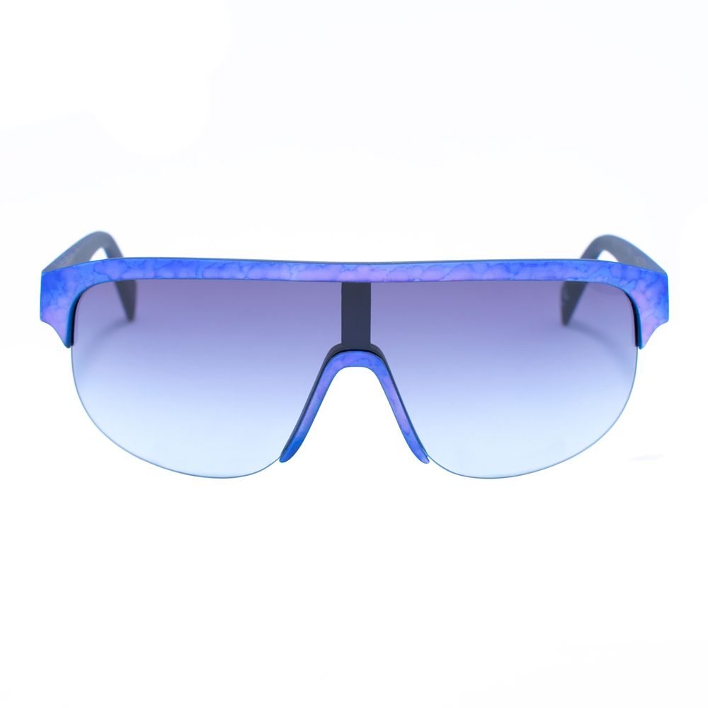 Sonnenbrille aus blauem Azetat