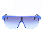 Sonnenbrille aus blauem Azetat