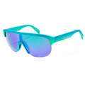 Sonnenbrille aus blauem Azetat