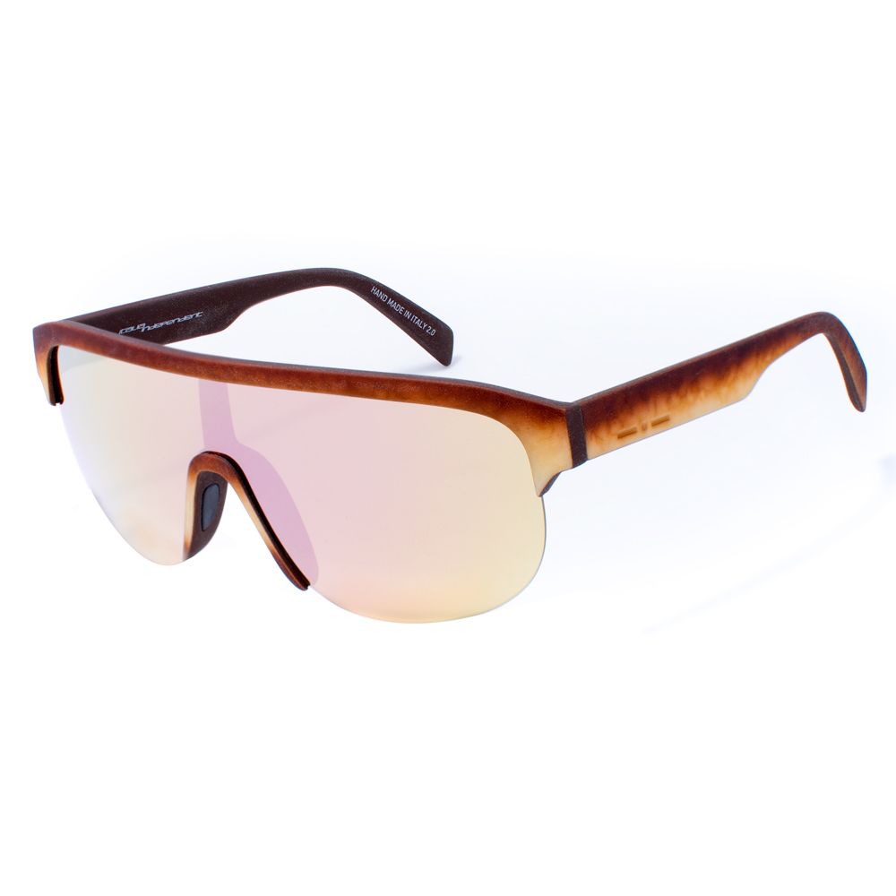 Sonnenbrille aus braunem Azetat