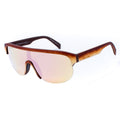 Sonnenbrille aus braunem Azetat
