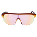 Sonnenbrille aus braunem Azetat