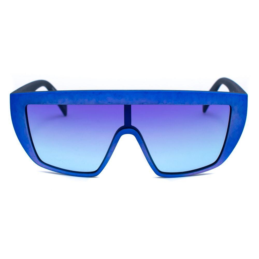Sonnenbrille aus blauem Azetat