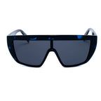 Blaue Sonnenbrille aus Azetat