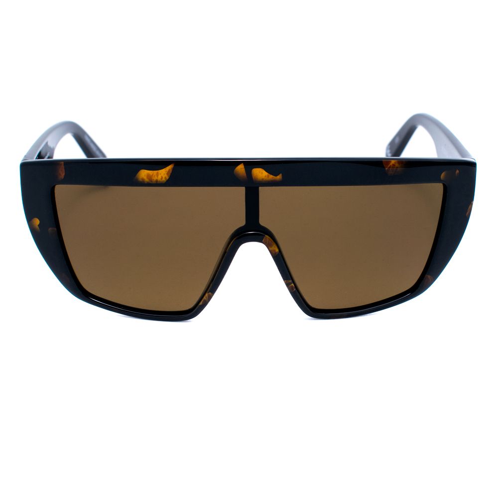 Sonnenbrille aus braunem Azetat