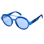 Sonnenbrille aus blauem Azetat