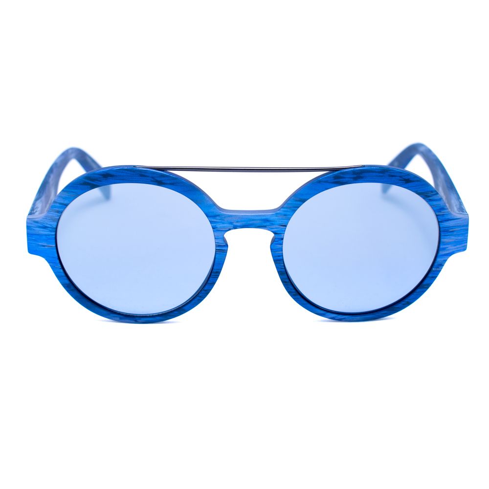 Sonnenbrille aus blauem Azetat
