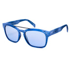 Sonnenbrille aus blauem Azetat