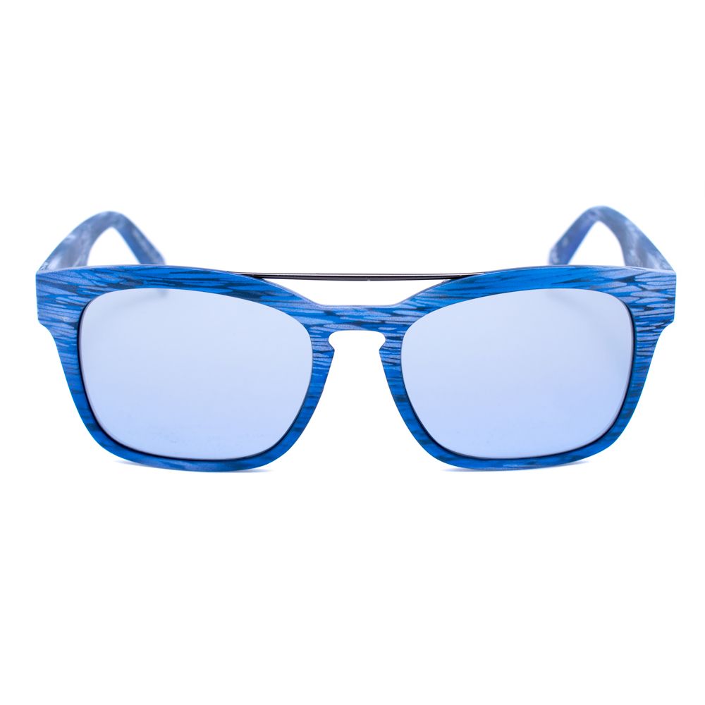 Sonnenbrille aus blauem Azetat