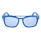 Sonnenbrille aus blauem Azetat