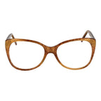 Orangefarbene Acetatbrille