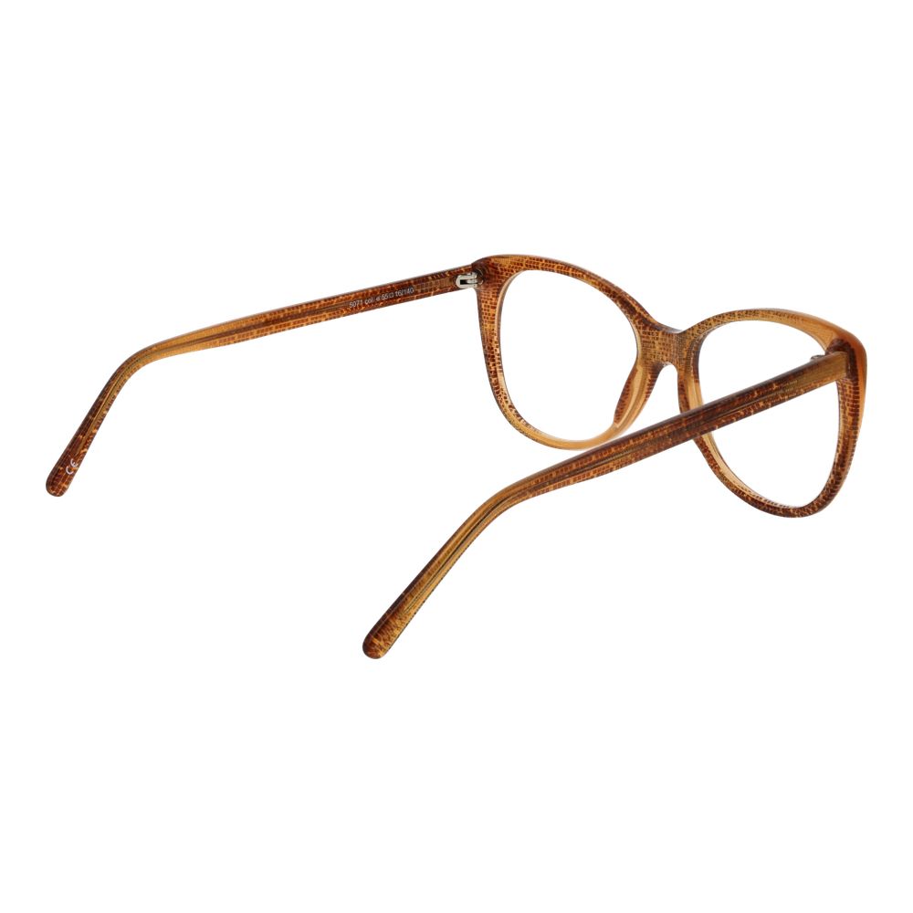 Orangefarbene Acetatbrille