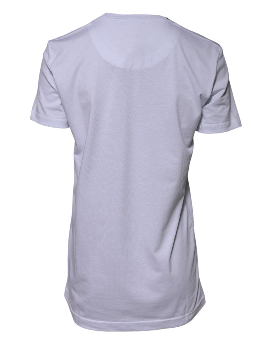 Weißes Baumwoll-T-Shirt Goodluck 2023 mit Rundhalsausschnitt