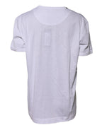 White Cotton Goodluck 2022 Crew Neck T-shirt