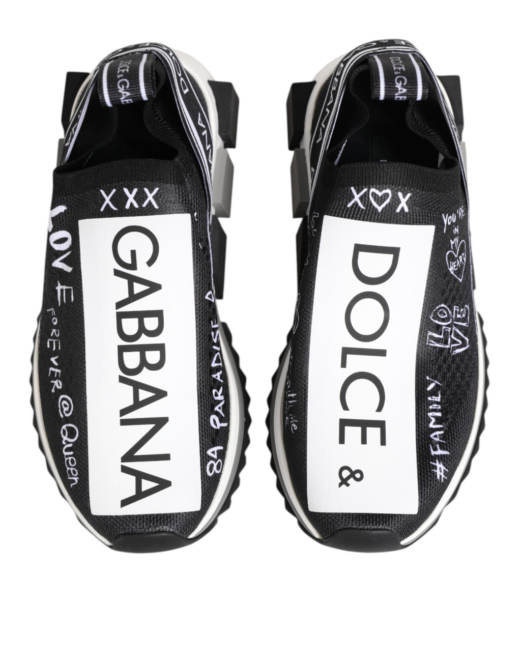 Schwarz-weiße Sorrento Low Top Sneakers