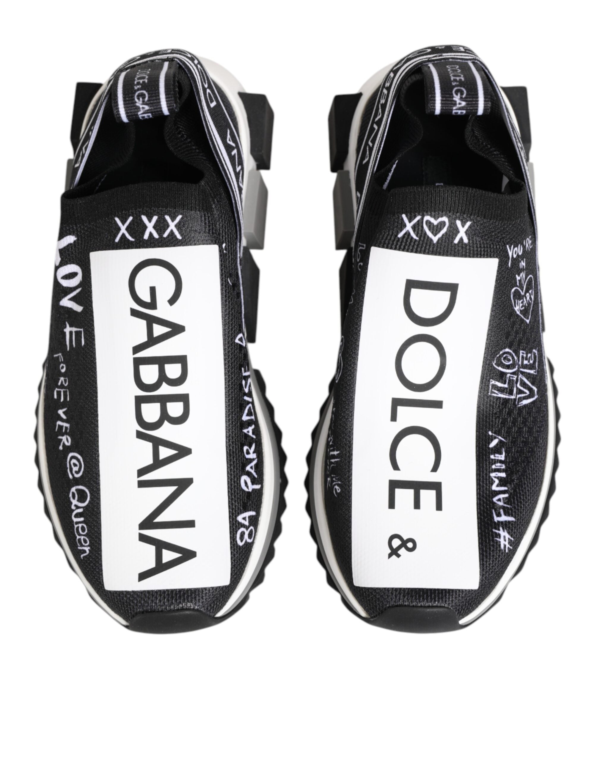 Schwarz-weiße Sorrento Low Top Sneakers