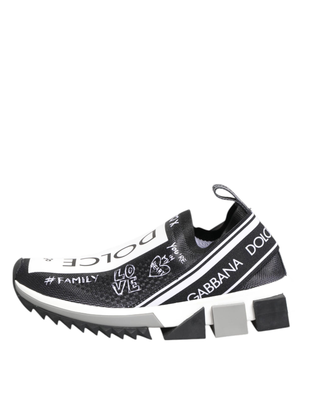 Schwarz-weiße Sorrento Low Top Sneakers