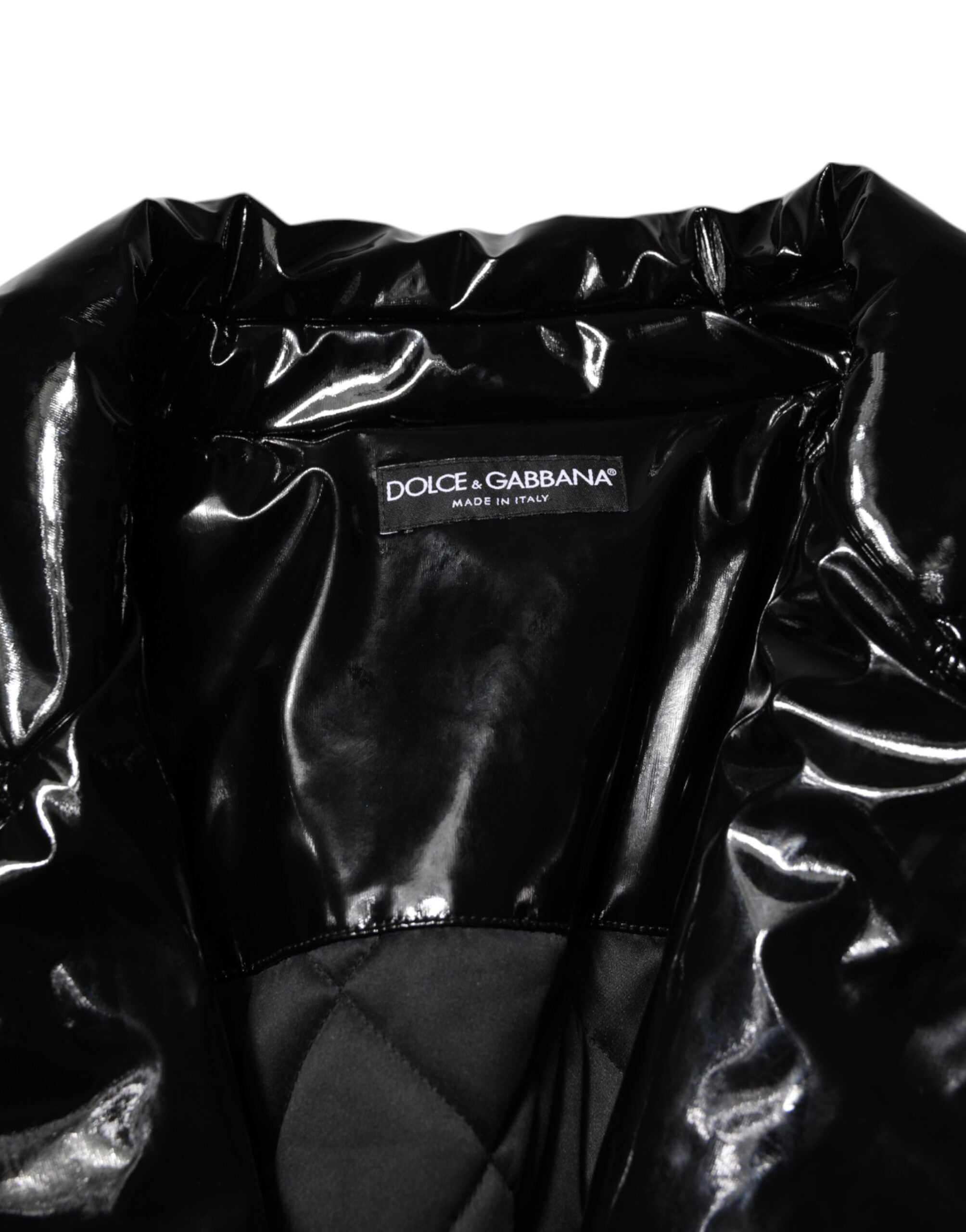 Polyester Schwarze Steppjacke Daunenjacke
