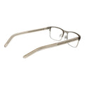 Brille (Gestell) aus grauem Acetat