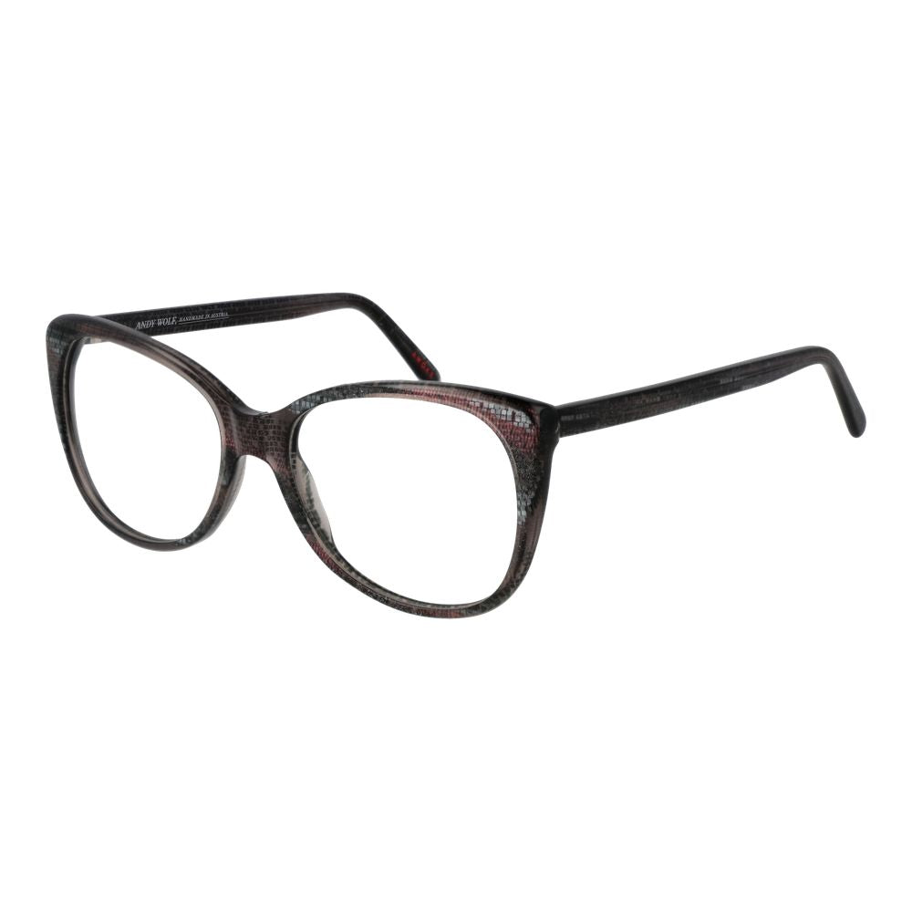 Brille aus grauem Azetat