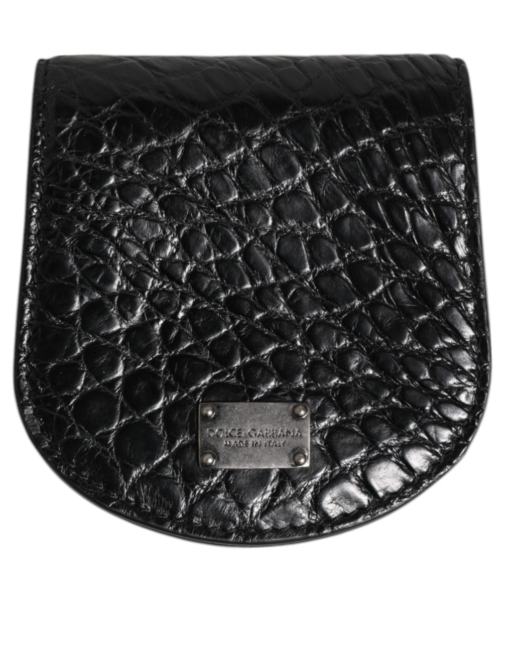 Brieftasche Etui Halter für Kondome Münzen, Exotische Haut, Schwarz