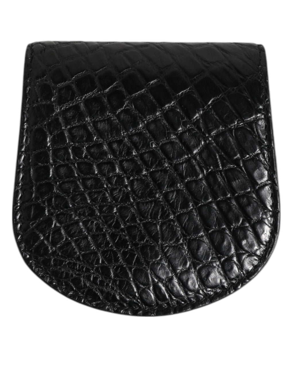 Brieftasche Etui Halter für Kondome Münzen, Exotische Haut, Schwarz