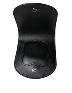 Brieftasche Etui Halter für Kondome Münzen, Exotische Haut, Schwarz