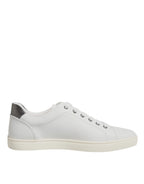 White Sacred Heart Men Low Top Sneakers Shoes