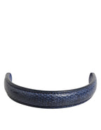 Blue Large Ayers Leather Bag Handle Women Schulterriemen