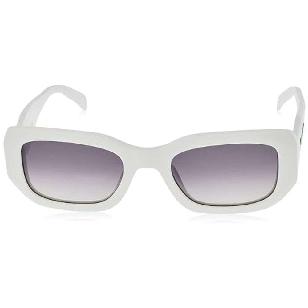 Sonnenbrille aus weißem Acetat