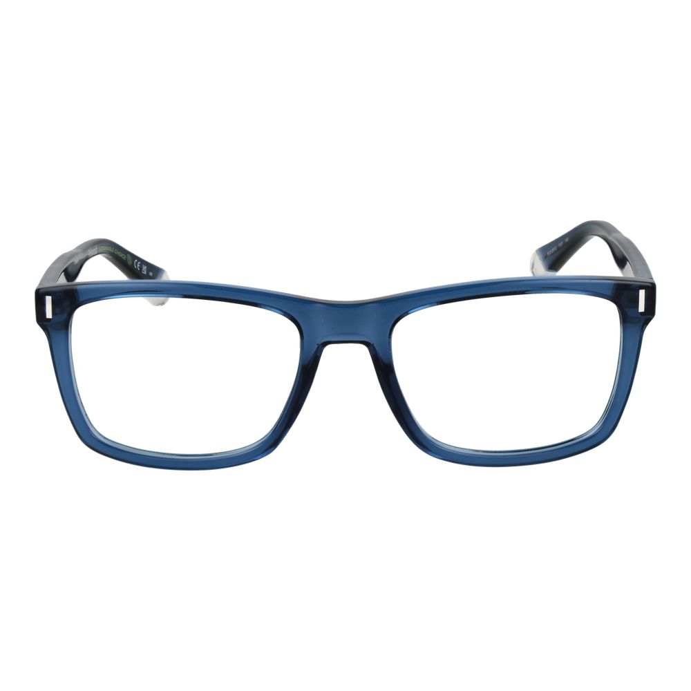 Brillen (Fassungen) aus blauem Polyester