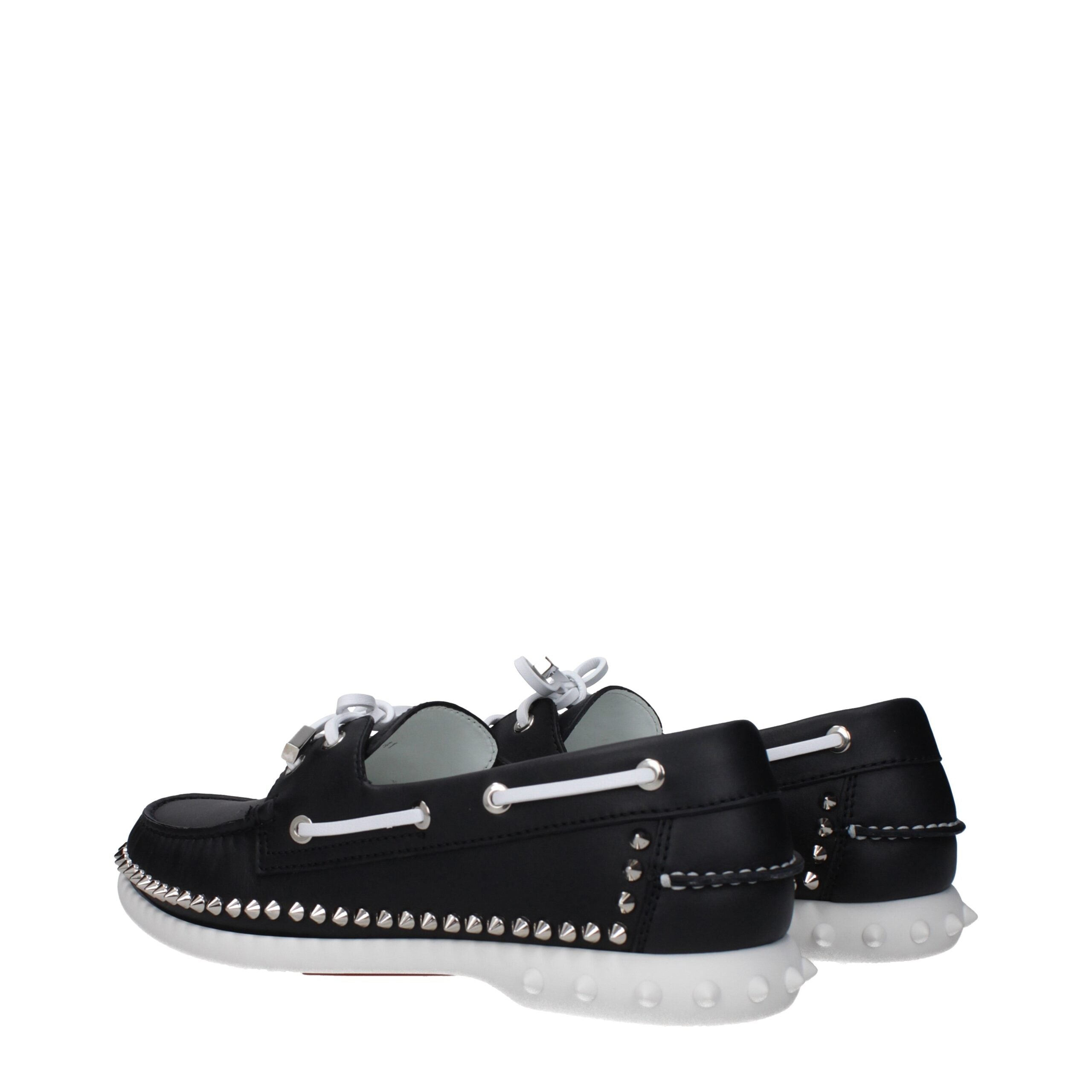 Mocassini slip-on in pelle nera