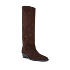 Brown Calf Leather Bos Taurus Ankle Boots