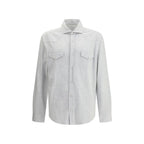 Gray Denim Shirt