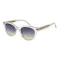 Sonnenbrille aus grauem Azetat