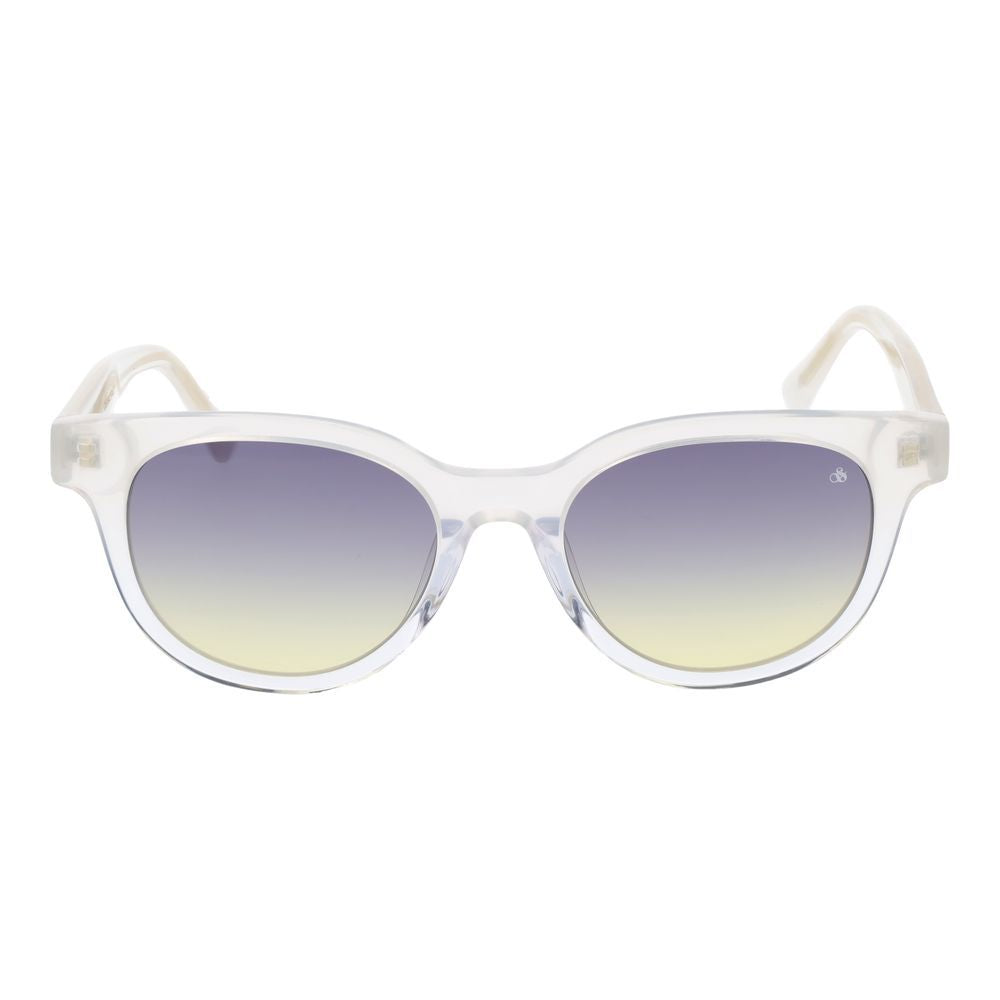Sonnenbrille aus grauem Azetat
