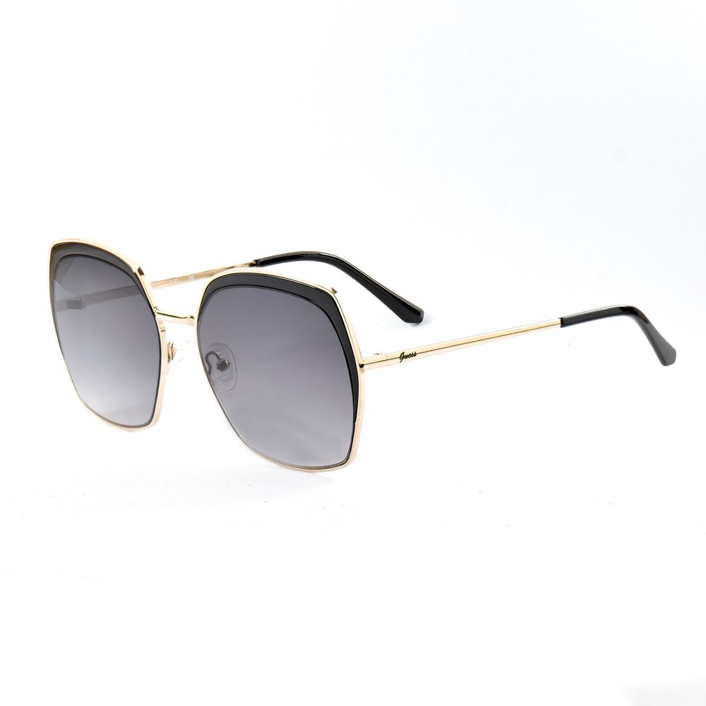 Sonnenbrille aus Goldmetall