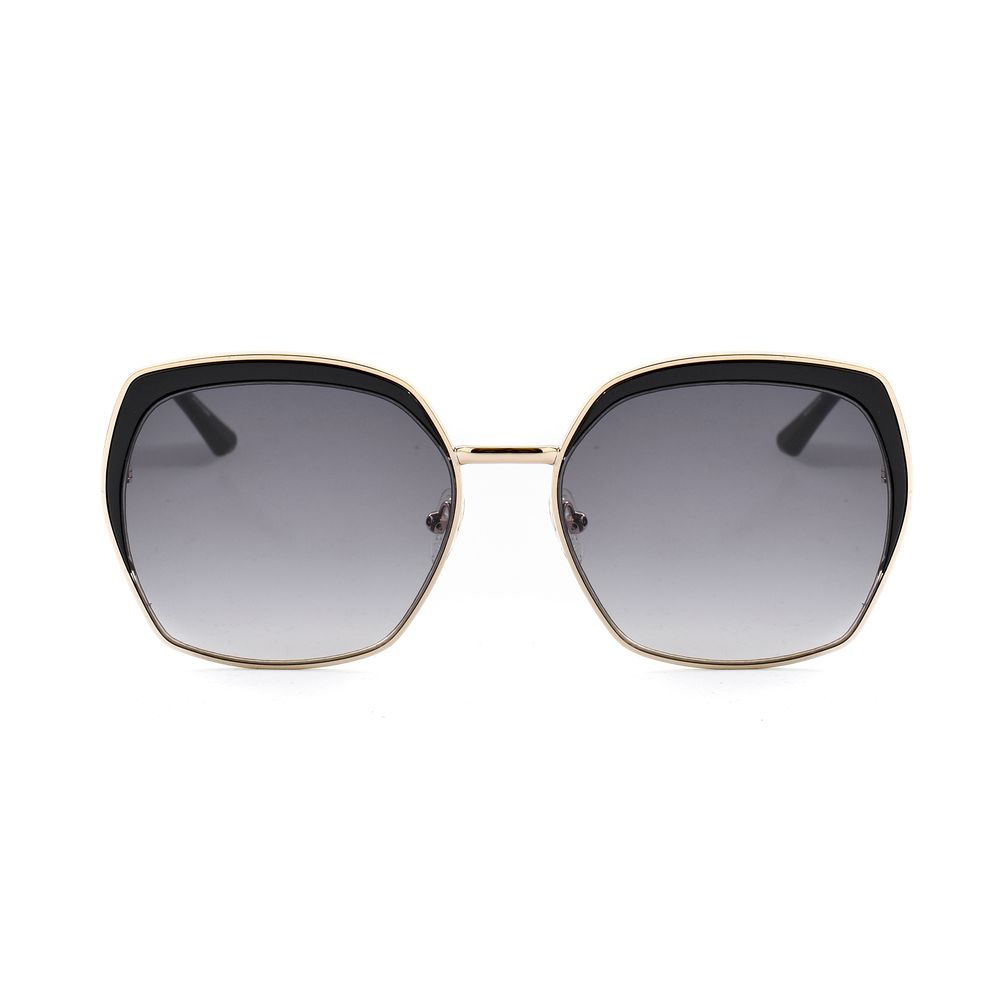 Sonnenbrille aus Goldmetall