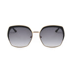 Sonnenbrille aus Goldmetall
