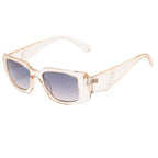 Zweifarbige Sonnenbrille aus Kunstharz